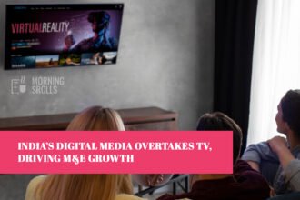 India’s Digital Media Overtakes TV, Driving M&E Growth