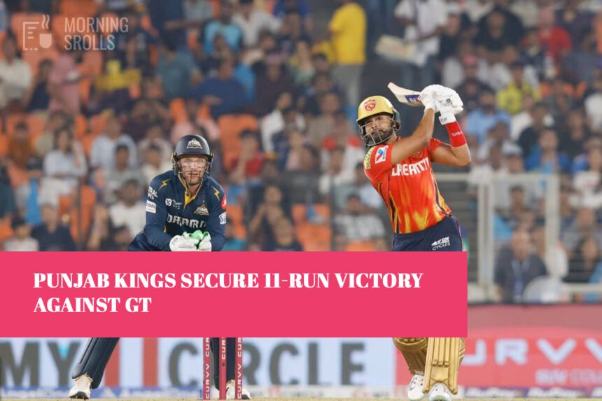 Punjab Kings Secure 11-Run Victory Against GT