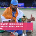 Rohit Sharma Dismisses ODI Retirement Rumors: "I'm Not Retiring