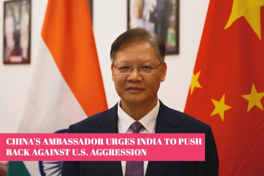 China's Ambassador Urges India to Push Back Against U.S. Aggression