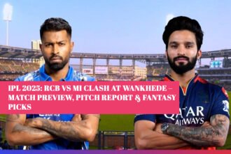 IPL 2025: RCB vs MI Clash at Wankhede – Match Preview, Pitch Report & Fantasy Picks