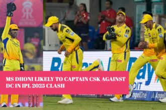 MS Dhoni Likely to Captain CSK Against DC in IPL 2025 Clash